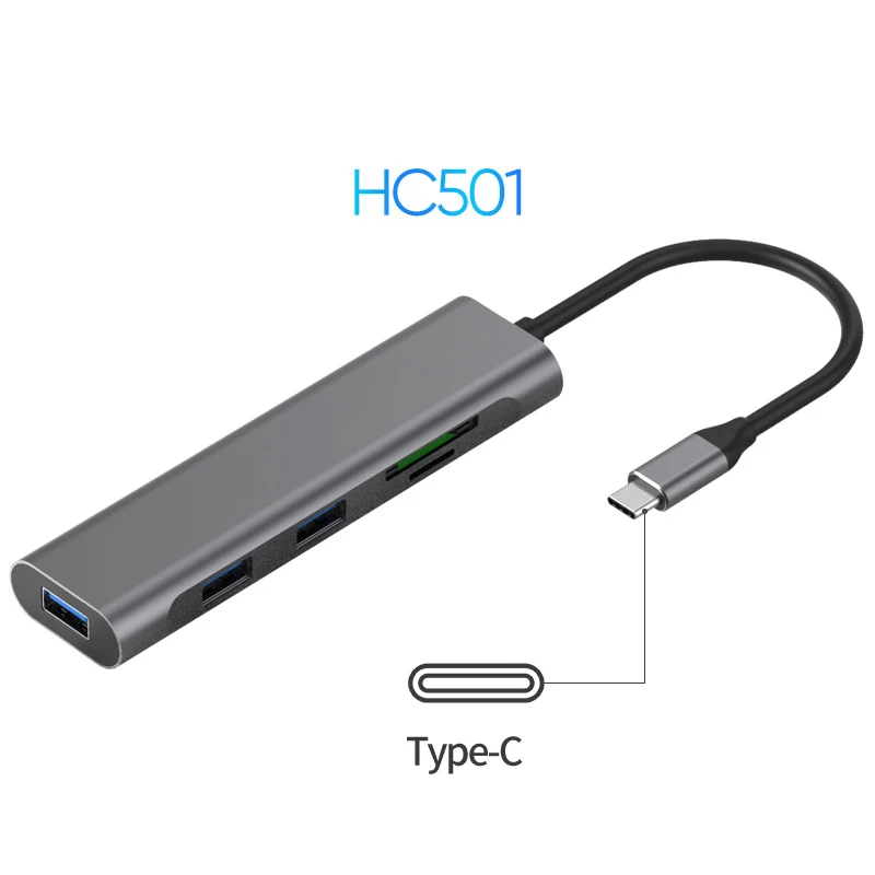 4 в 1 usb-хаб type-C концентратор адаптер для USB/TF/Micro SD/PD адаптер зарядки USB-C концентратор для MacBook Pro type C концентратор для huawei P20