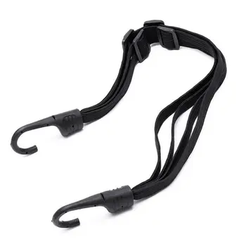 

Padded helmet net motorcycle helmet luggage retractable stretch rope strap, 2 hooks