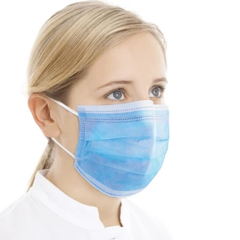 

20/50/100pcs Disposable Mask Three-layer Dust-proof Breathable Mask Earloops Masks