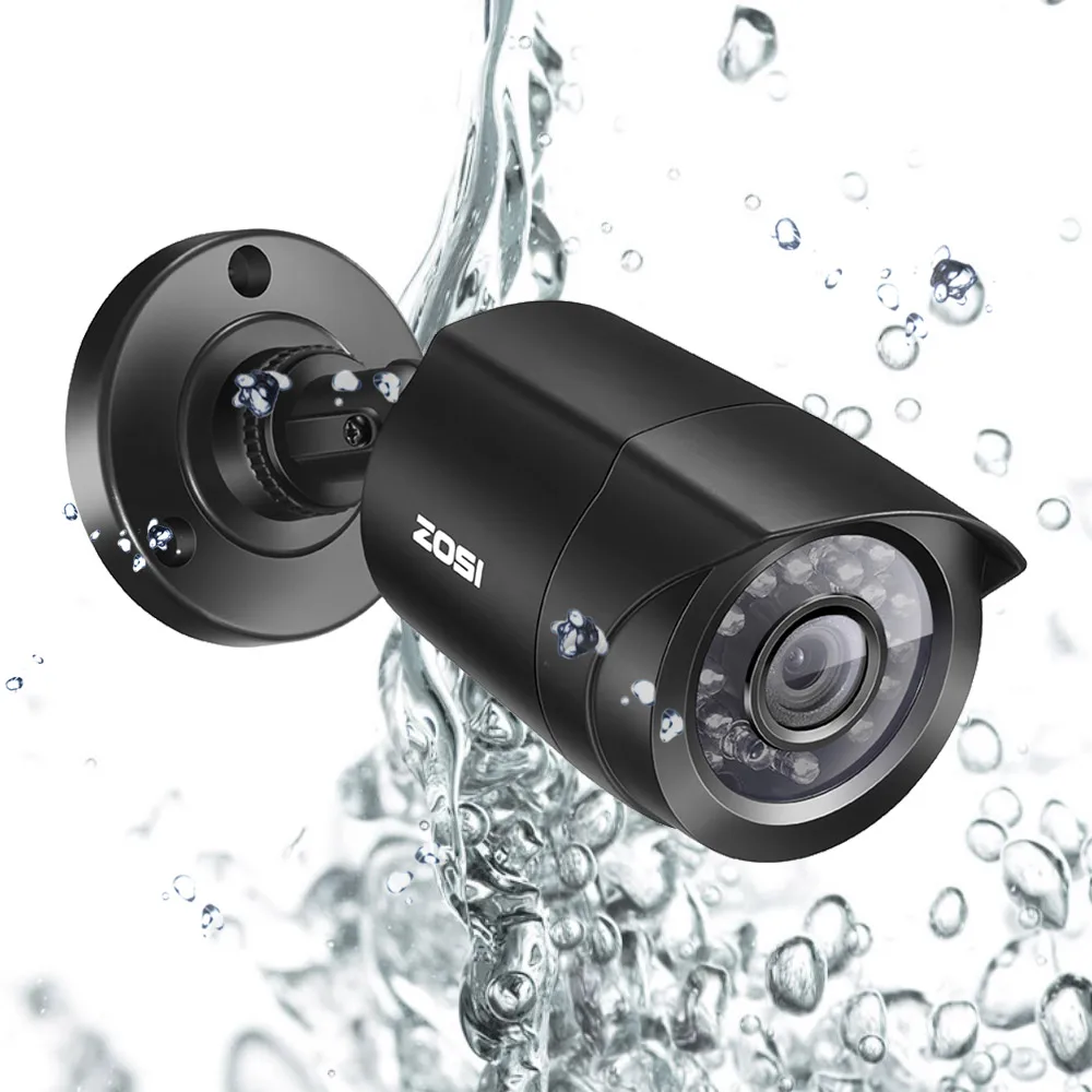 ZOSI 8 канальный 720P камера безопасности Система 1080N DVR перезаказ с HD 1280TVL наружная CCTV купольная камера
