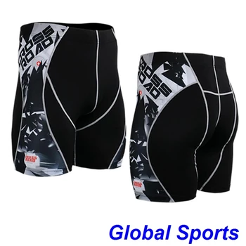 

2020 Casual Elastic Men Shorts Fitness Cycling Short Bodybuilding Tights Breathable Quick Dry Compression