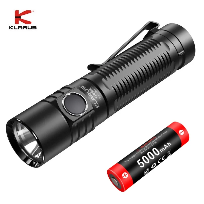 New Klarus G15 LED Flashlight Cree XHP 70.2 4000LM USB Rechargeable Light with 21700 5000mal Battery for Outdoors Camping