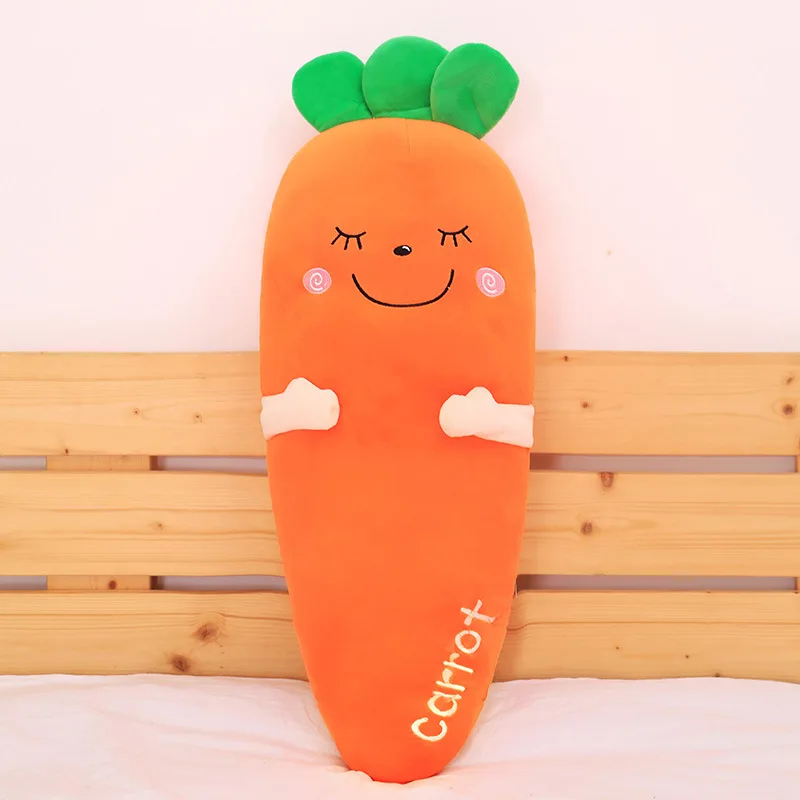 Мультфильм морковь мягкие игрушки мило моделирование растительное Плюшевые Растения мягкая подушка-Морковка куклы вниз хлопок диванную подушку декора подарки
