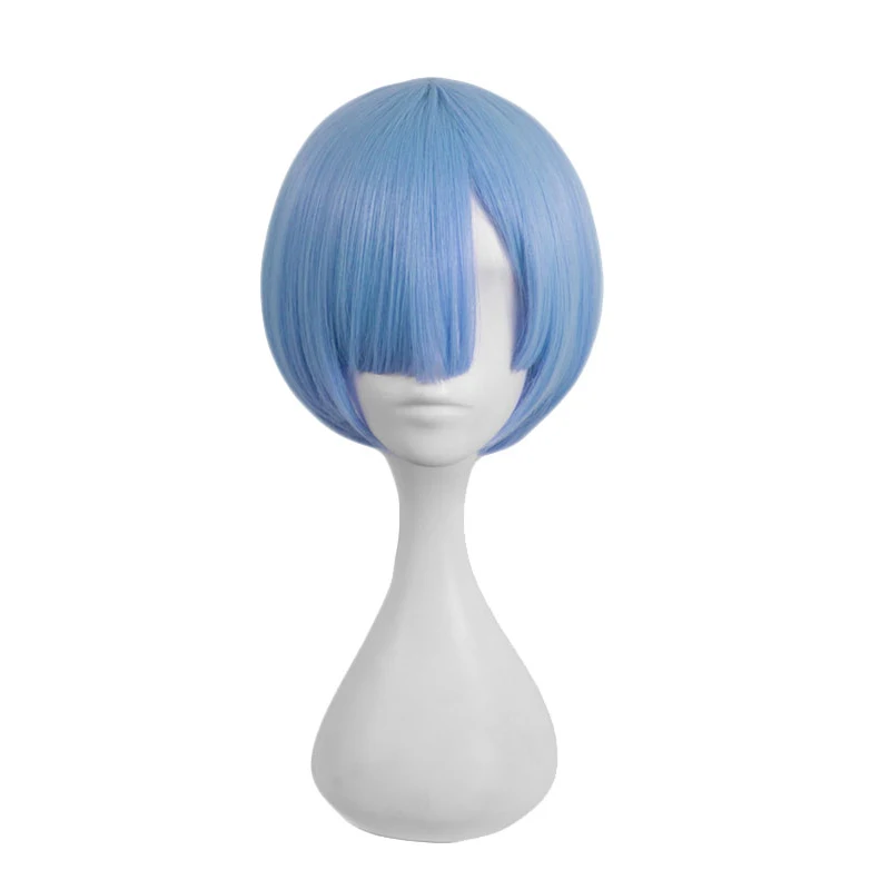 HSIU чистый цвет REM косплей парик или RAM Re:Zero Начальная жизнь в другом мире играть