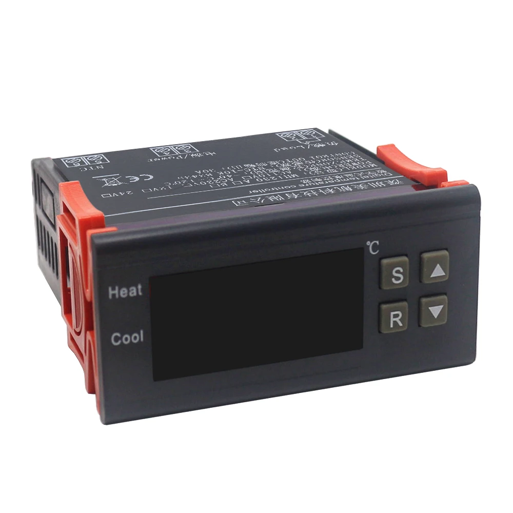 MH1210B Digital Temperature Controller Thermostat Regualator 10A 220V 40~120C for Incubator with NTC Thermocouple NTC Sensor digital temperature controller digital thermostat