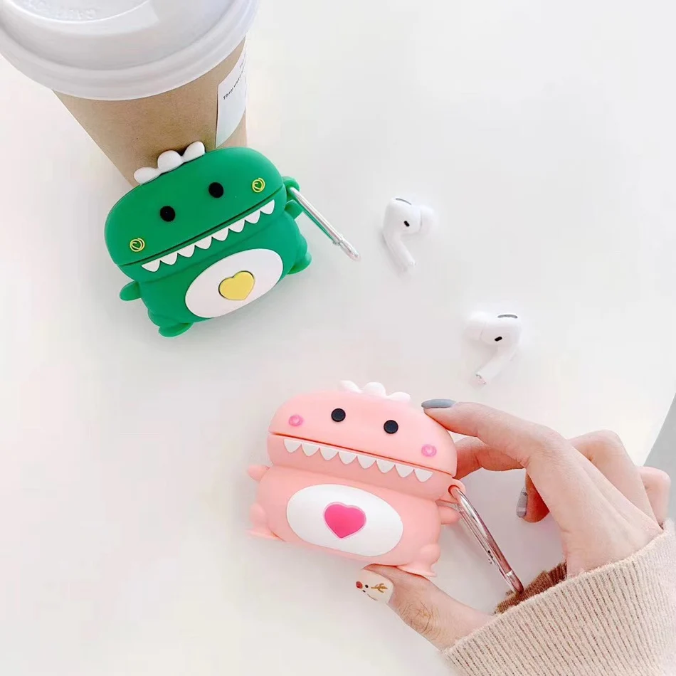 Чехол с 3D рисунком для Airpods Pro, силиконовый чехол, милый молочный чай, утка, Earpods, чехол для Apple Airpods Pro 3, чехол с брелком