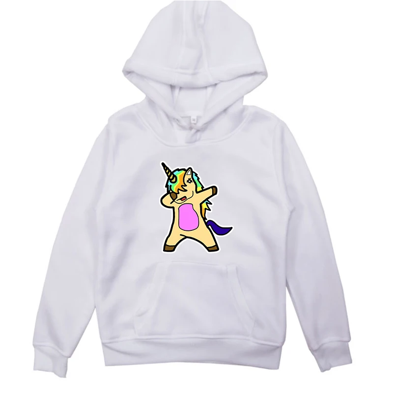 Hoodies 16 Unicorn Print Boys Girls Hoodies Clothes Children Winter Thick Sweatshirts Toddler Casual infant Kids Plus Velvet Tops Costume - Цвет: Hoodies 16