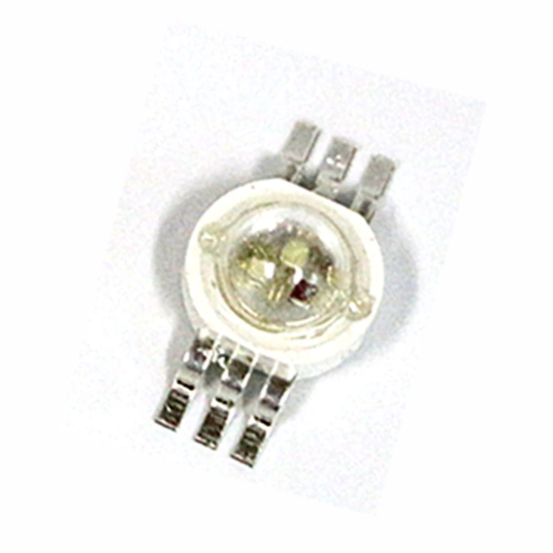 3W 10/50/100 шт.; ; детское нижнее белье 3 цвета с pcb лампы бусины smd круглые светодиодные COB RGB половинная Светодиодная лампа фары чип 1 Вт/3 Вт диодный чип высокой Мощность - Испускаемый цвет: 3W