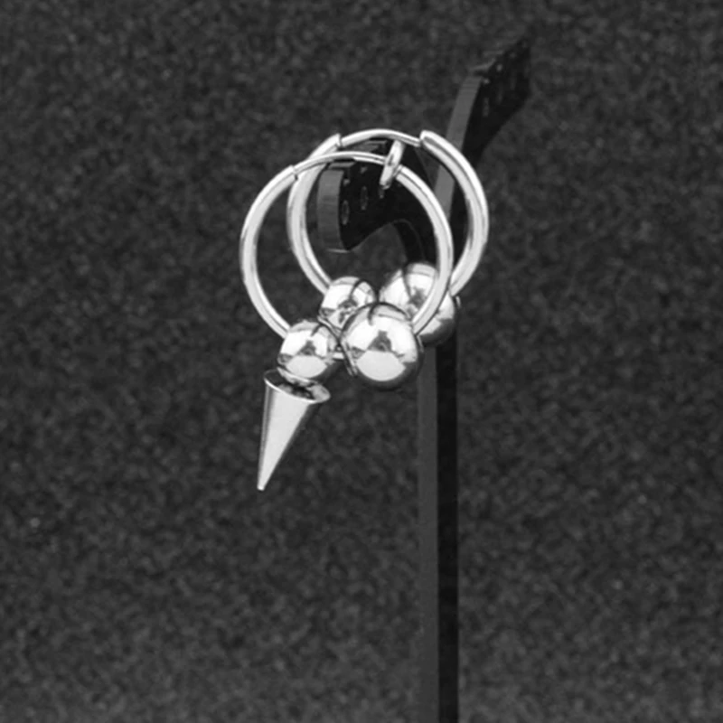 Серьги-клипсы для женщин, мужчин, без для пирсинга, из нержавеющей стали, конусные кольца, модные ювелирные изделия, молодежные женские серьги-капли