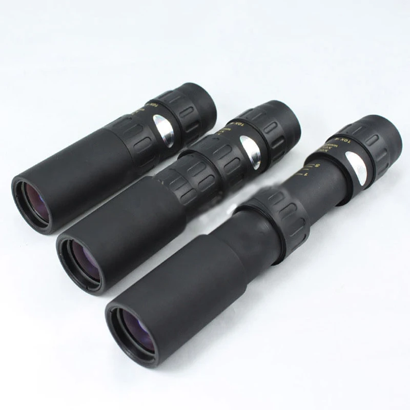 Nikula 10- 30 x25 High Power Pocket-Size Monocular Telescopes- Small Bugler