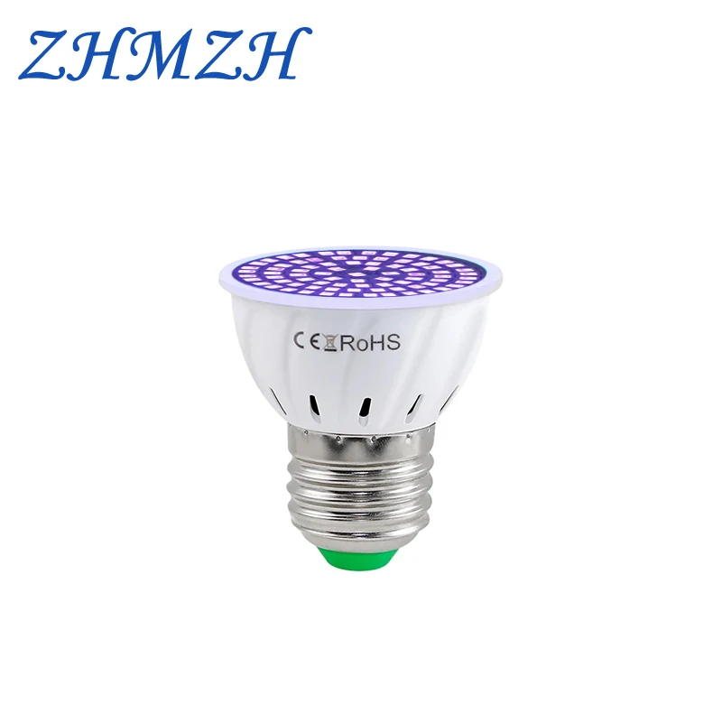 48 60 80 LEDs UVA uv disinfection lamp uv sterilization lamp ultraviolet germicidal light desinfection bulb E27 110V 220V 365nm UV