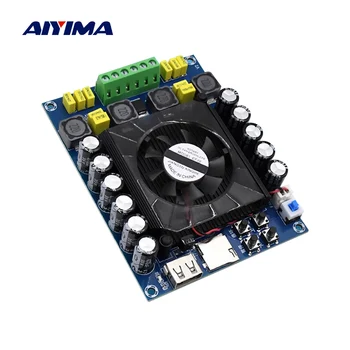 

AIYIMA TDA7498E Digital Power Amplifier Audio Board 160Wx2 Stereo Sound Amplifiers Support U Disk TF Card Remote Control