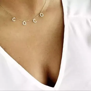 

Custom Letter Name Necklace Nameplate Necklace Crystal Zircon Letter Necklace Pendant For Women Jewelry Gift Drop shipping