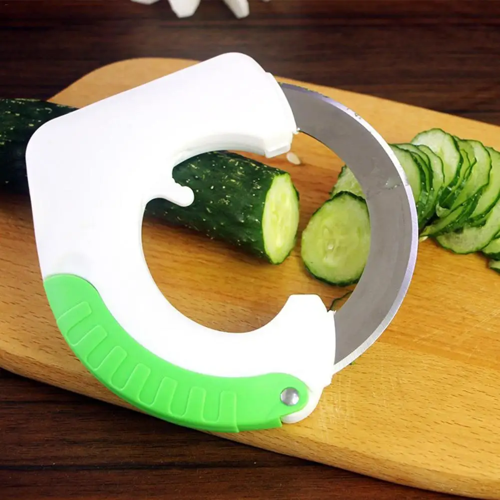 Stainless Steel Circular Kitchen Knife Round Shaped Cutting Pizza Wheel Pastry Cutter Vegetable Chopper Tool | Дом и сад