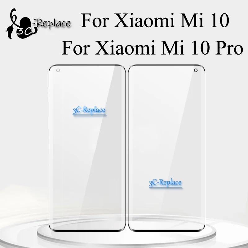 Оригинал 6 67 дюйма для Xiaomi Mi 10 5G Global / Mi10 Pro глобальное переднее Сенсорное стекло