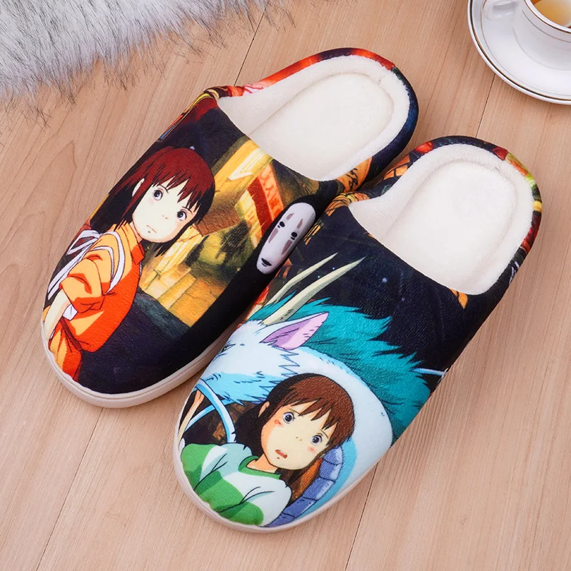 Anime Spirited Away Ogino Chihiro Cosplay Slippers Warm Winter Shoes Cartoon Cute Boots Home Indoor For Men Women Boys Girls |