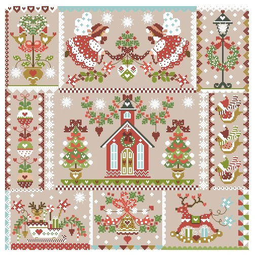 Christmas Counted Cross Stitch Patterns  Counted Christmas Cross Stitch  Kits - Cross-stitch - Aliexpress