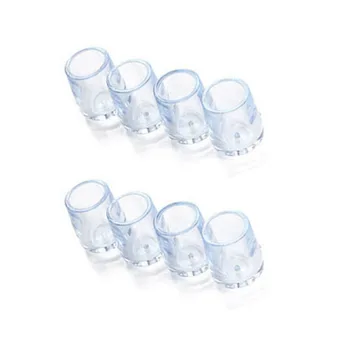 

8pcs Home Protector Anti-scratch Non-Slip Wear Resistant Durable Accessories Mini Rubber Transparent Table Leg Cover