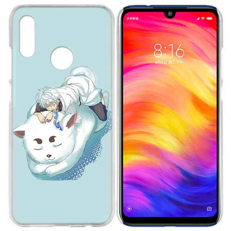 08 Чехол для Xiaomi Redmi Note 7 7A фотоаппаратов моментальной печати 7S 6 6A 5 Y3 K20 mi 8 до 9 лет CC9 CC9E A1 A2 A3 играть F1 Lite Pro Plus Gintama Gintoki Елизаветы - Цвет: 08