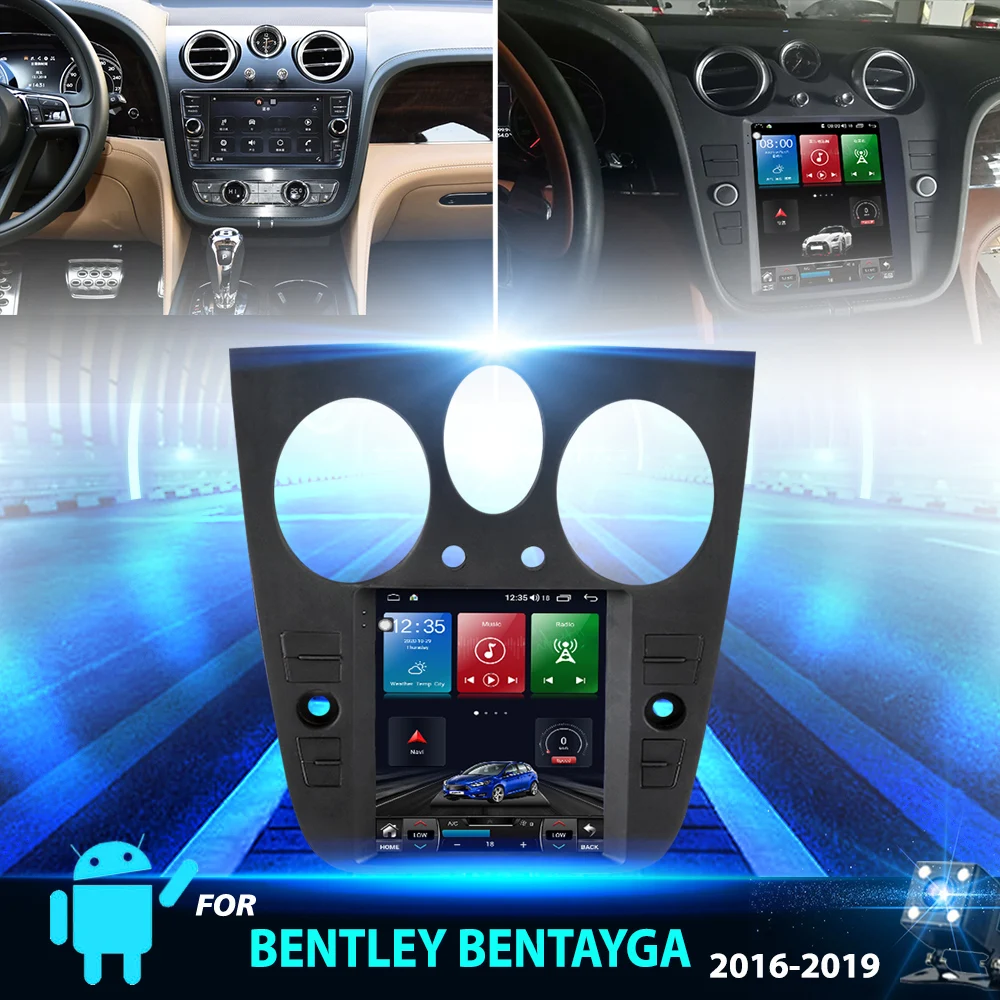 

2din Android car radio For Bentley Bentayga 2016-2019 Car GPS Navigation head unit Stereo receiver DVD Multimedia Player