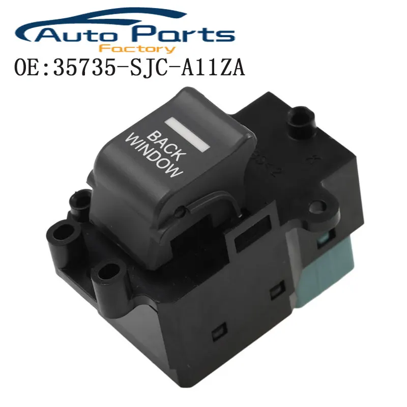 

New Power Window Switch For Honda Ridgeline 2006-2014 35735-SJC-A11ZA 35735SJCA11ZA Switch Button