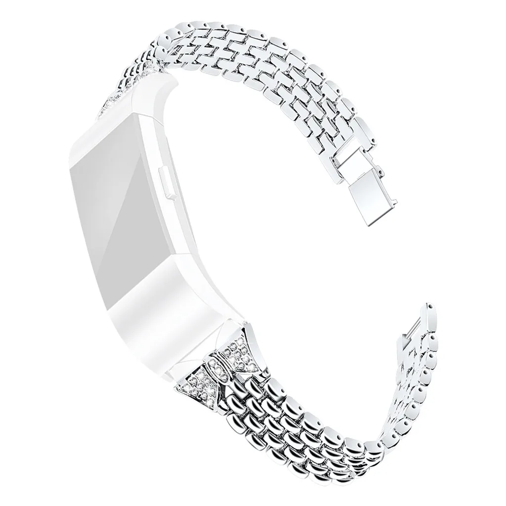 Серебряный ремешок из нержавеющей стали для Xiaomi M3 металлический ремешок для умного браслета Miband 3 ремень Сменные Ремешки ремешок 3