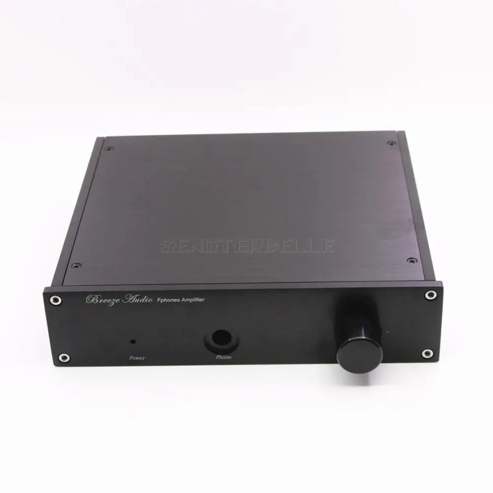 

BZ2205 Black Aluminum Headphone Amplifier Case DIY Enclosure Amplifier Audio Chassis Suitable for E4