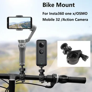 

Bicycle Bike Clamp Mount Holder Clip For OM 4 OSMO Mobile 3 2/Zhiyun Smooth Q 4 Insta360 One X Gopro Hero 5 4 Action Camera