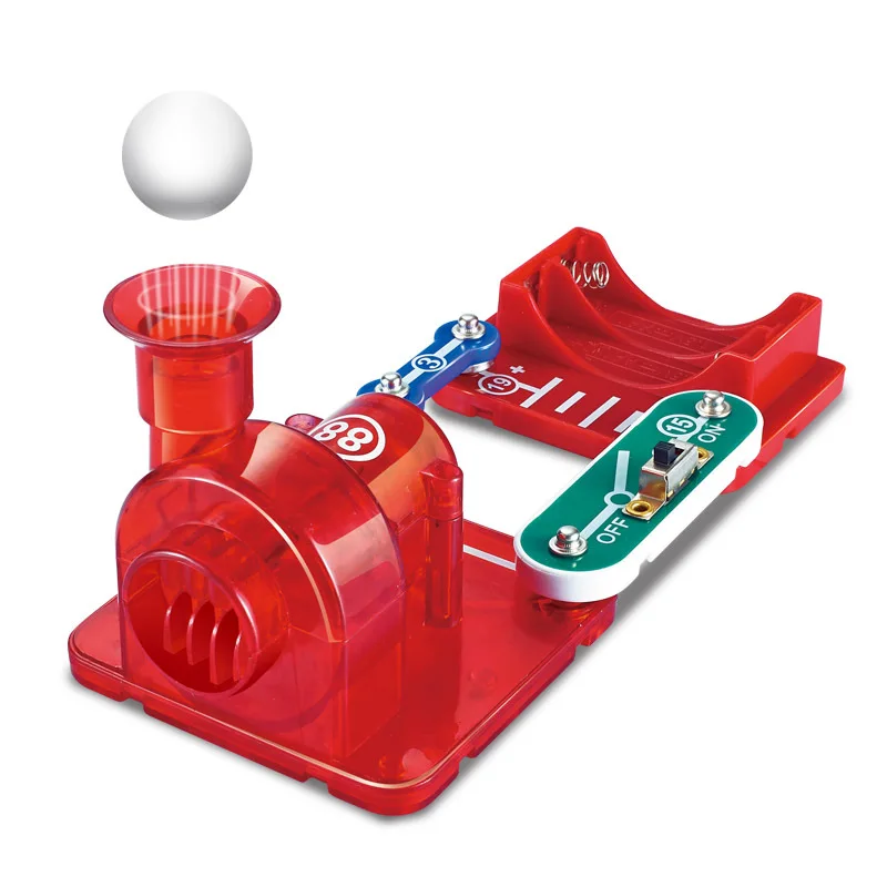 

Electronic Bricks Circuitry Assembled Science Experiment Principle Electrical Boy 303 Air Power Three-in-One Toy