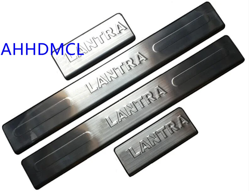 Автомобильная Накладка на порог полосы порога полосы для hyundai Elantra 2004 2005 2006 2007 2008 2009 2010 2011 2012