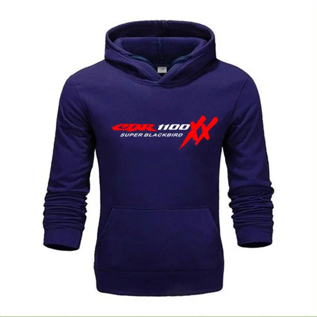 

Male Hoodies Free Shipping TOP HONDA CBR 1100 SUPER BLACKBIRD XX motorcycles hoodies Cotton Men hoodies
