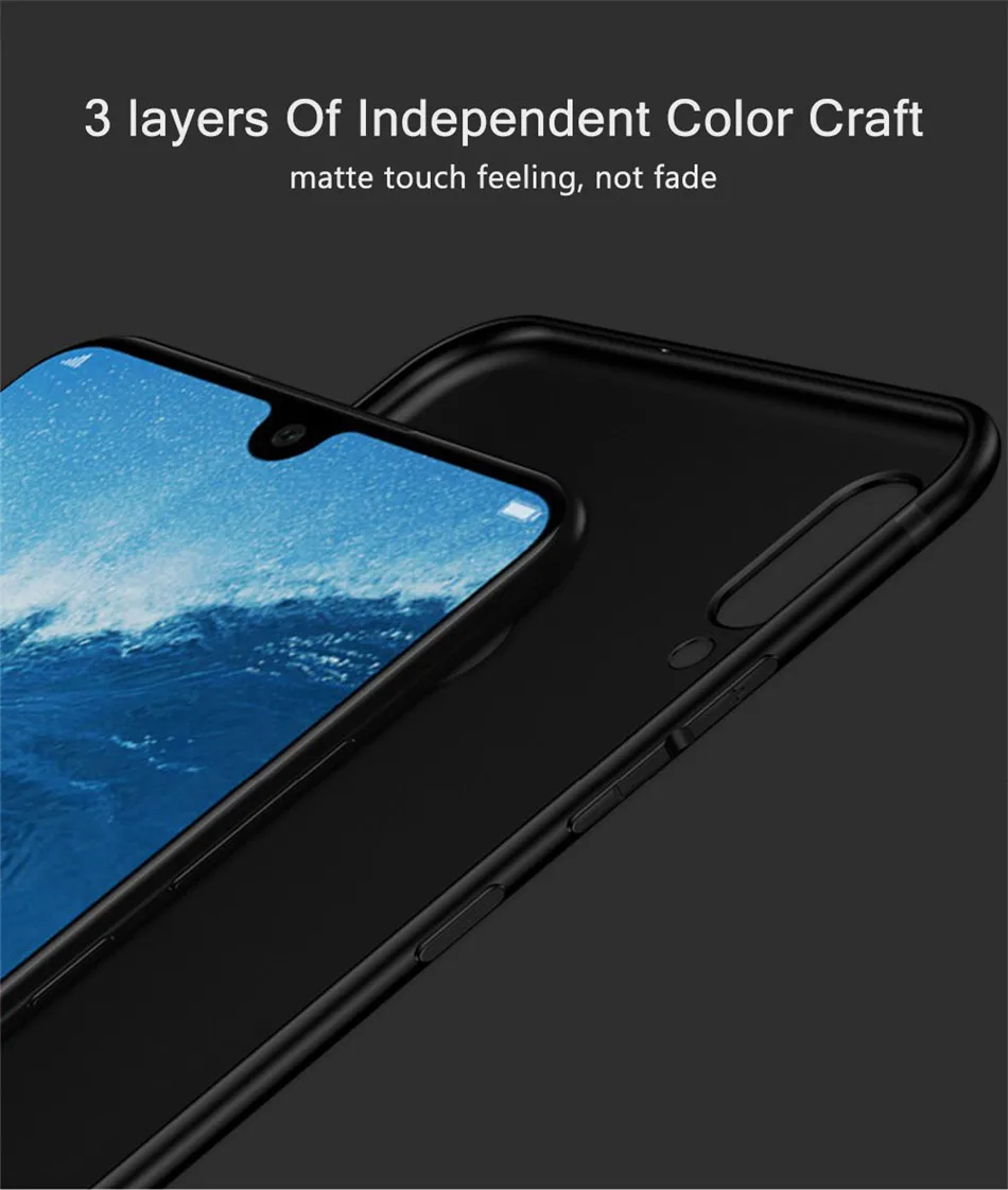 For Xiaomi Redmi 8A Case Silicone Shockproof Matt Suface Soft TPU Fitted Case For Xiaomi Redmi 8 8A Anti-Fingerprint