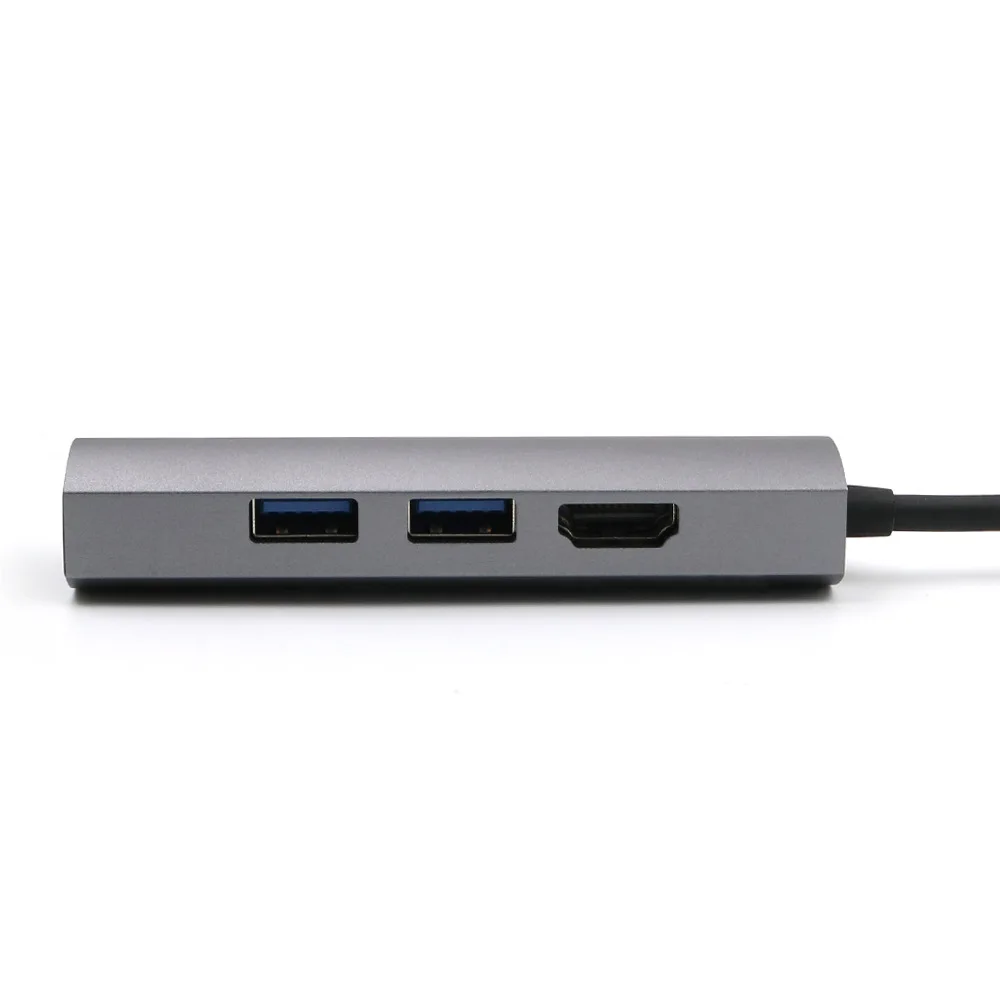 5 в 1 USB C концентратор USB-C-3,0 концентратор HDMI PD Thunderbolt 3 адаптер для MacBook samsung Galaxy S9/S10 huawei P30 Pro type C usb-хаб