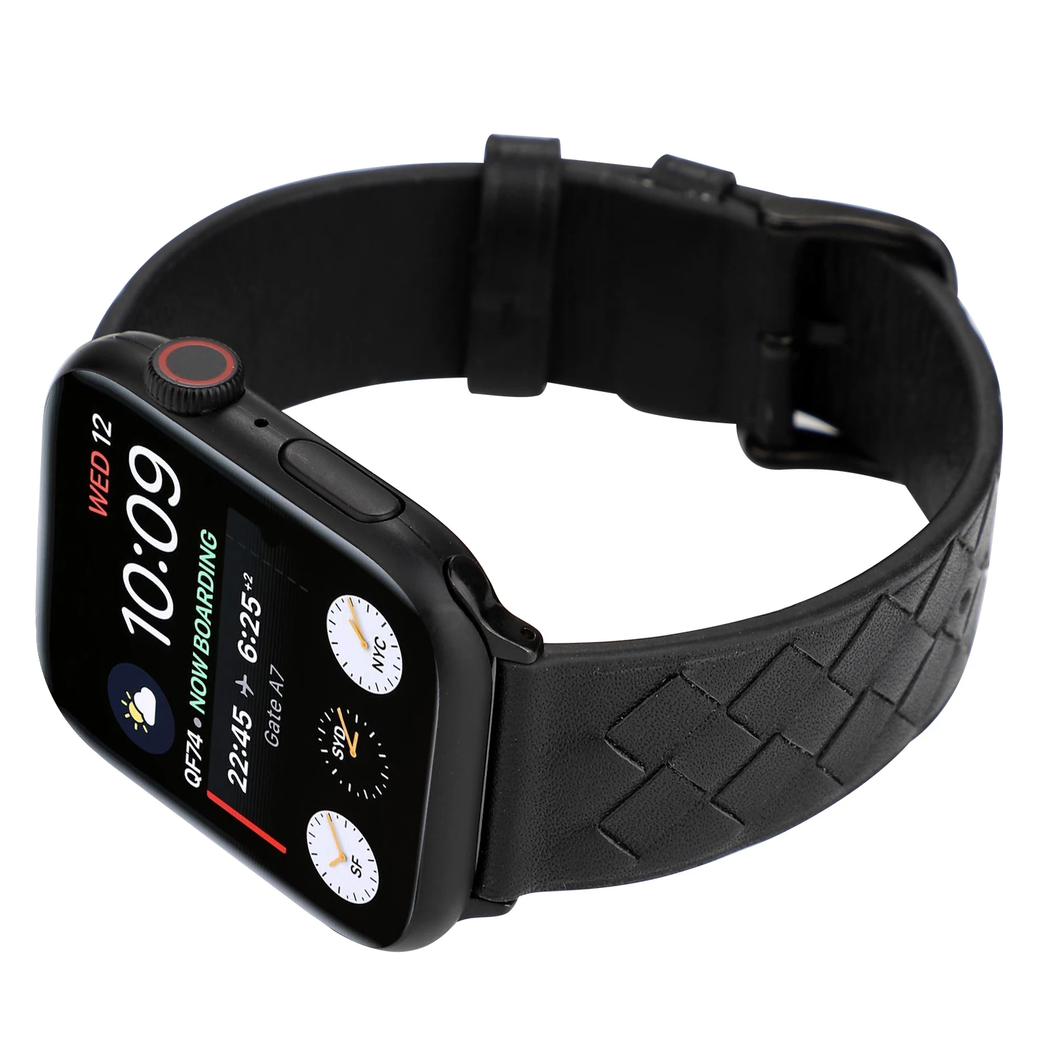 Ремешок из натуральной кожи для apple watch 5 apple watch 4 40 мм 44 мм 38 мм 42 мм креативный розовый сетчатый Браслет ремешок для iwatch 3 2