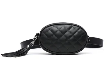 

waist bag Women PU popular fashion multi-function shoulder style custom fanny pack leather