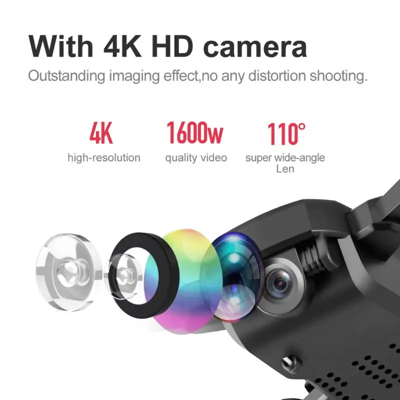 LF606 Wifi FPV RC Дрон Квадрокоптер с 0.3MP 2MP 5MP 4K камера Вертолет игрушка
