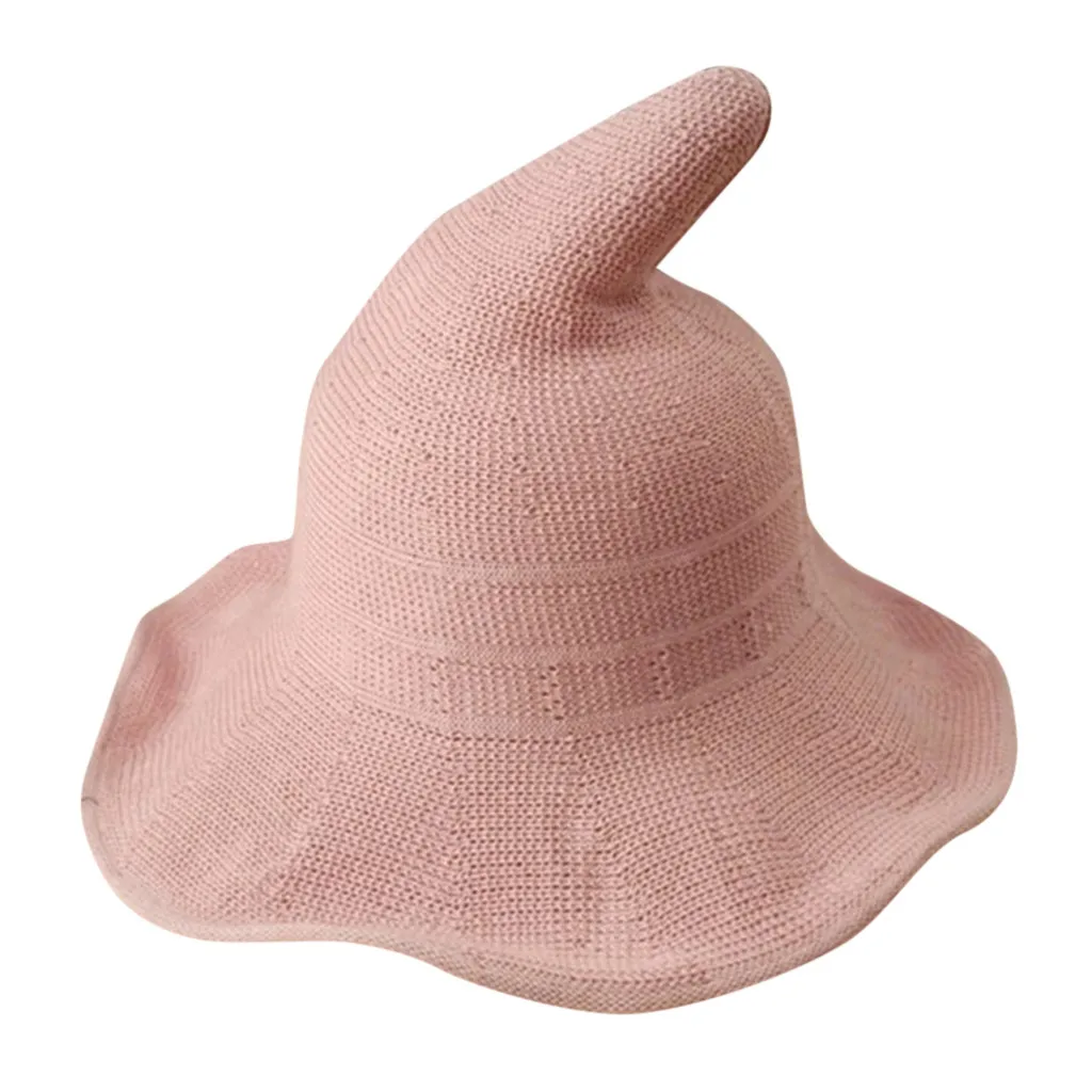 Witch hat diversified along wool hats weaving fisherman female fashion witch tip basin wizard 9.9 | Аксессуары для одежды