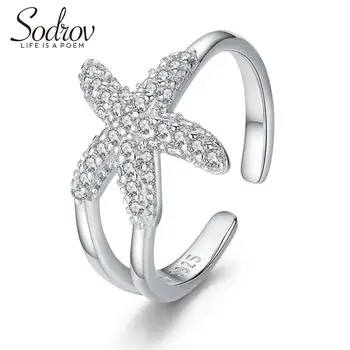 

Sodrov Jewelry Ring 925 Sterling Silver For Women Zircon Wedding Bands Fine Other
