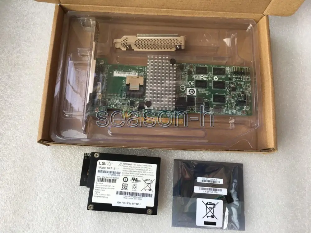 LSI MegaRAID SAS/SATA 9260-4i 4-портовый 6 бриллиантов RAID карта PCI-E + lсиббу08 LSI00292 2 0 ssd ключ |