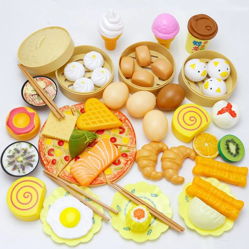 Educational Toy For Children Kitchen Cooking Bun Food Steamer Pretend Role Play House Toy Kitchen Hamburger Pizza Ice-cream Kid Educational Toy For Children Kitchen Cooking Bun Food Steamer Pretend Role Play House Toy Kitchen Hamburger Pizza Ice-cream Kid