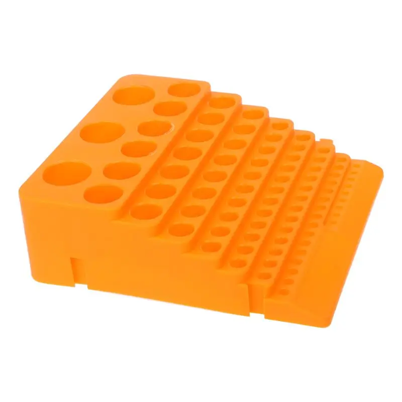 

84 Holes Multifunctional Thickened Milling Cutter Reamer Drill Bit Storage Box Tool Accessories Organizer 6XDD
