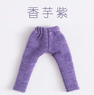 5 цветов Милые в полоску Obitsu11 кукла длинные штаны для OB11 брюки для 1/12 Bjd аксессуары для кукол - Цвет: purple