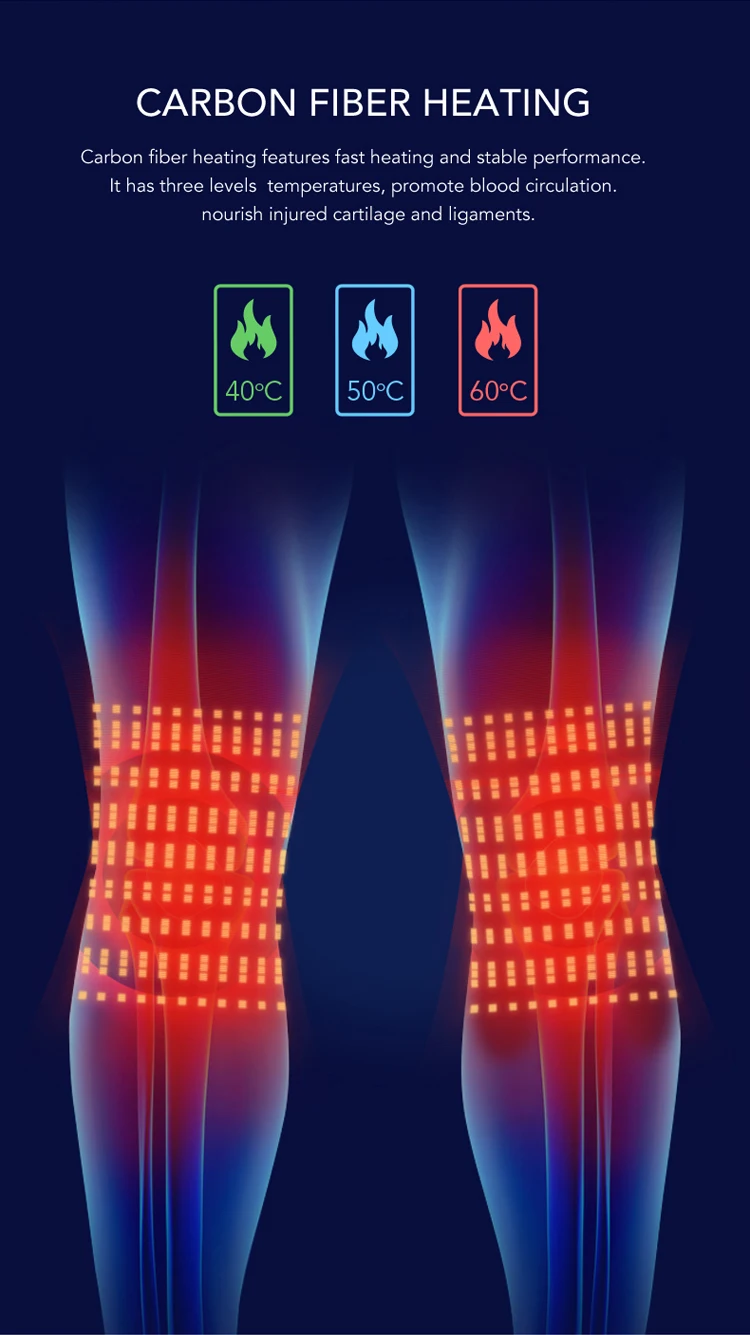Электрическая вибрация колена, инфракрасное нагревательное устройство для массажа суставов колена, ревматоидный артрит, устройство для снятия боли в колене