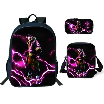 

2020 Sport Bag Cartoon Backpack Game Printed Children School Bag Famous Game Printed Children Schoolbag Black Backpack Kids Bag