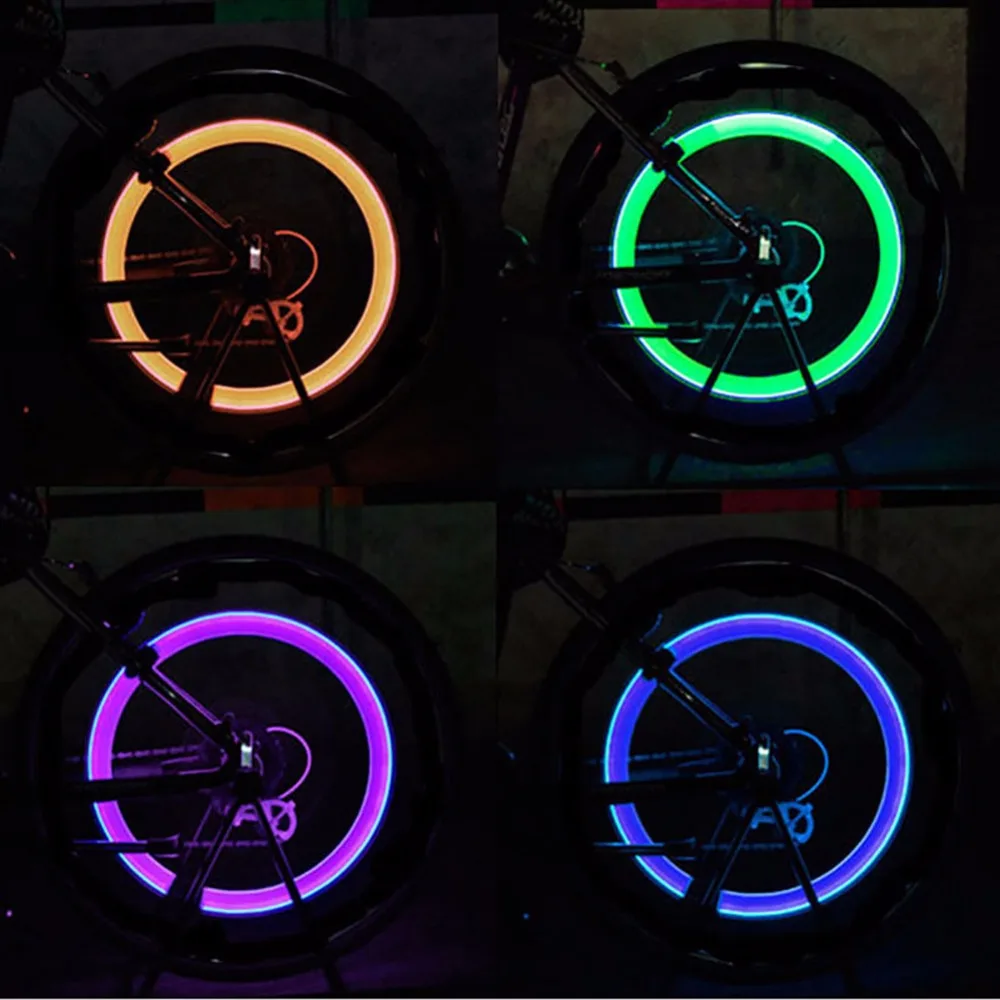 Rojo / Azul / Blanco Verde / Rosado / Multicolor Vovotrade 20 LED Bicicleta luces Resistente al agua