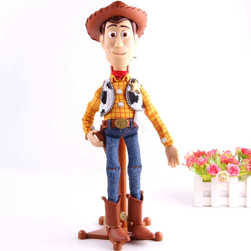 Из Woody Roundup ТВ-шоу Woody The Sheriff говорящая фигурка с кобурой ПВХ фигурка Коллекционная модель игрушки