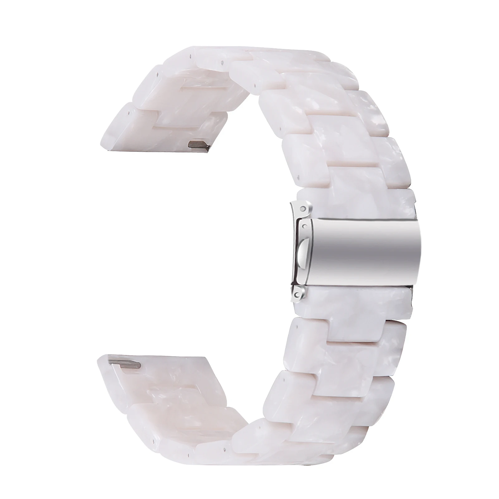 Enhanced 20mm Resin Smart Watch Strap - Versatile Replacement Wristband in Stylish Design