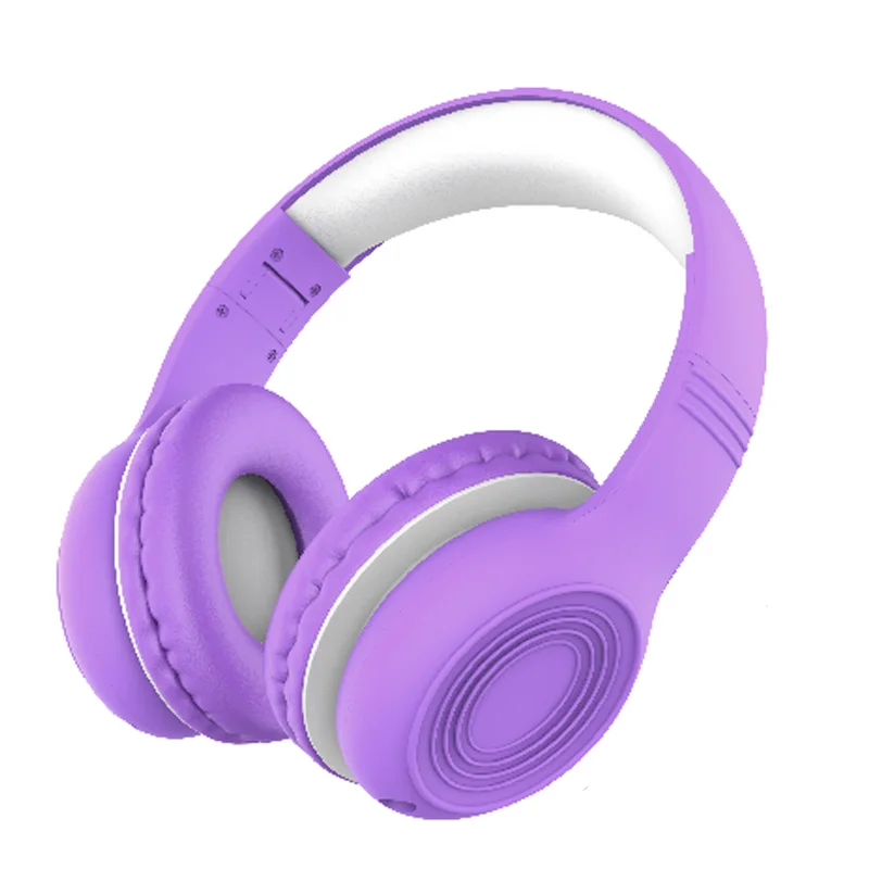 Purple Mpow CH6S проводные наушники для детей с микрофоном Макс 85 дБ пищевого материала детские наушники для iPad Kindle телефонов - Цвет: Purple