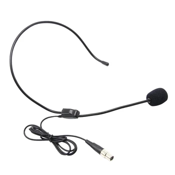 

Signal Transmitter Mini Headset Microphone Waist Mounted Portable Head Wear TA3F Plug Audio Professional For Speaker XLR 3 Pins