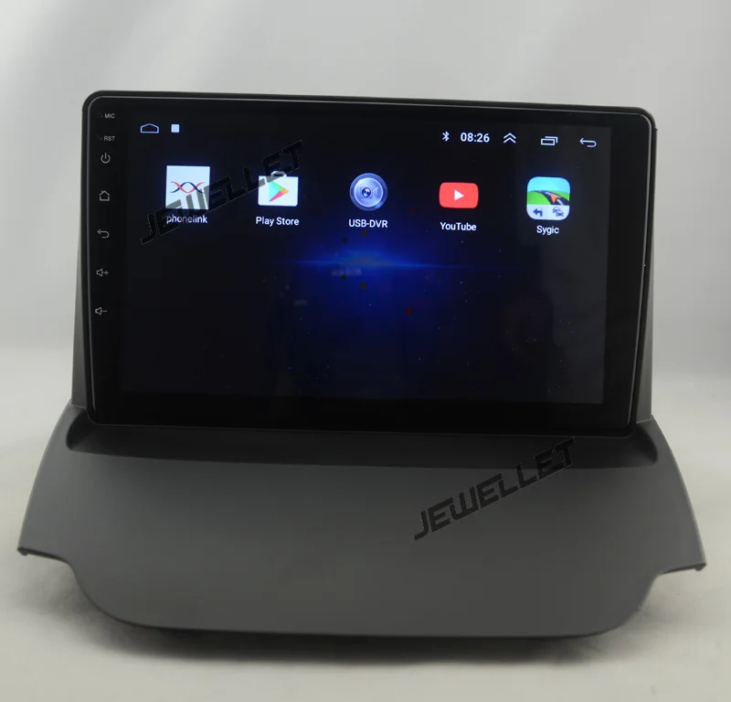 10," четырехъядерный 1024*600 HD экран Android 8,1 Автомобильный gps Радио навигатор для Ford Ecosport 2013